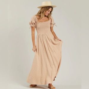 Rylee + cru Dallas Embroidered Dress size medium NWT